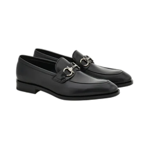 Ferragamo Gancini Buckle Loafers