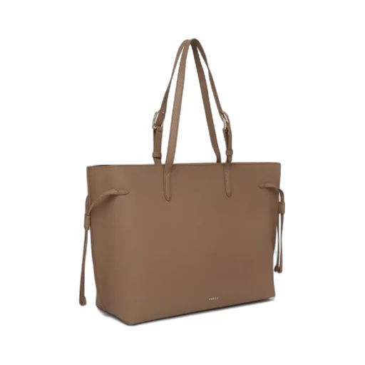 Furla Logo Lettering Drawstring Shoulder Bag