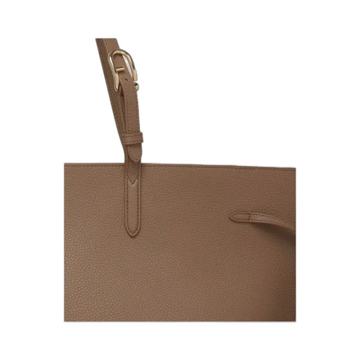 Furla Logo Lettering Drawstring Shoulder Bag