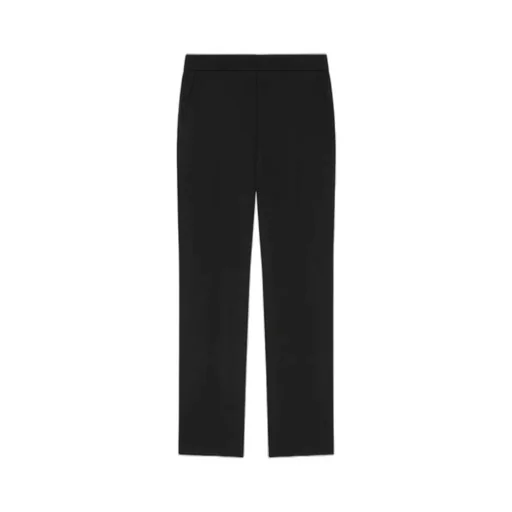 Slim Fit Tailored Pants In Crepe Cady