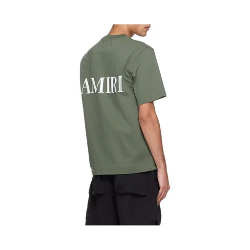 Amiri Ma Logo Printed Crewneck T-Shirt