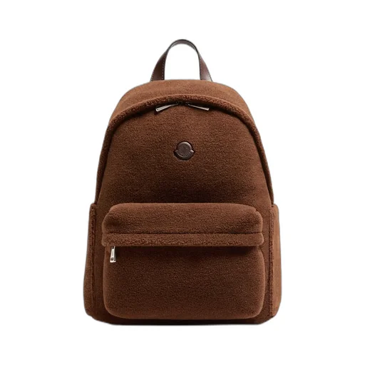 Moncler Logo Patch Zipped Backpack