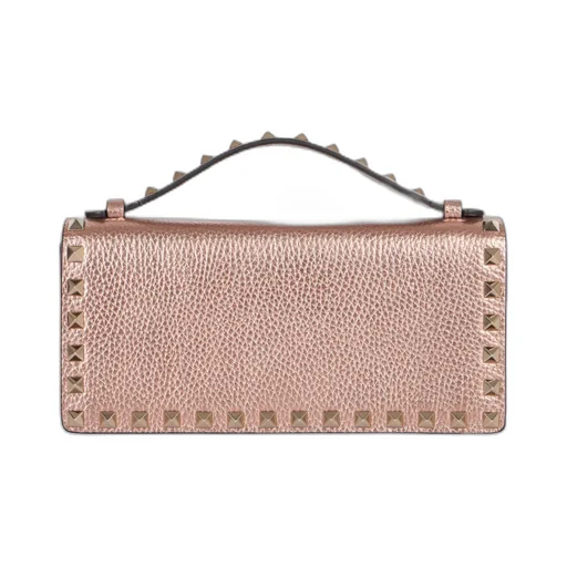 Valentino Garavani Rockstud Foldover Top Small Tote Bag