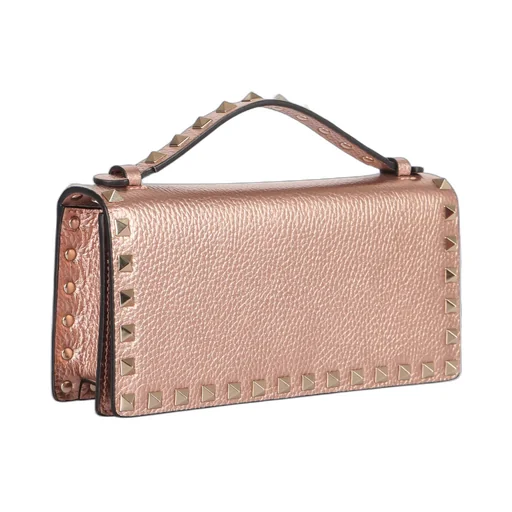 Valentino Garavani Rockstud Foldover Top Small Tote Bag