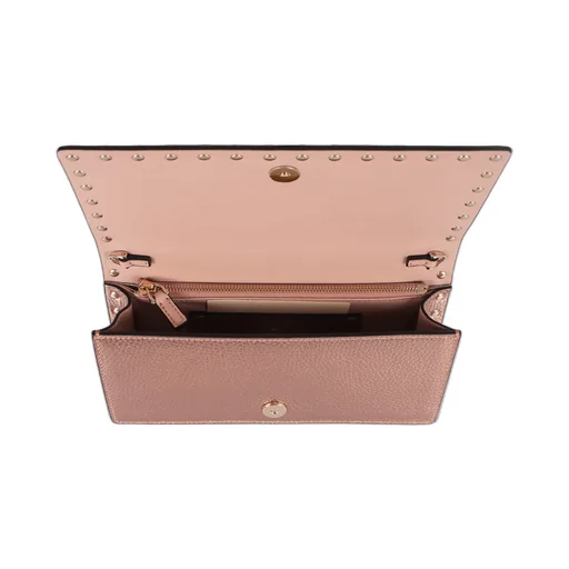Valentino Garavani Rockstud Foldover Top Small Tote Bag