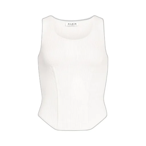 Alaa Crewneck Sleeveless T-Shirt