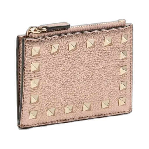 Rockstud Grainy Card Holder