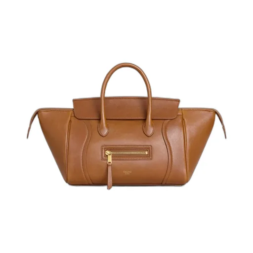 Small New Luggage In Supple Shiny Lambskin