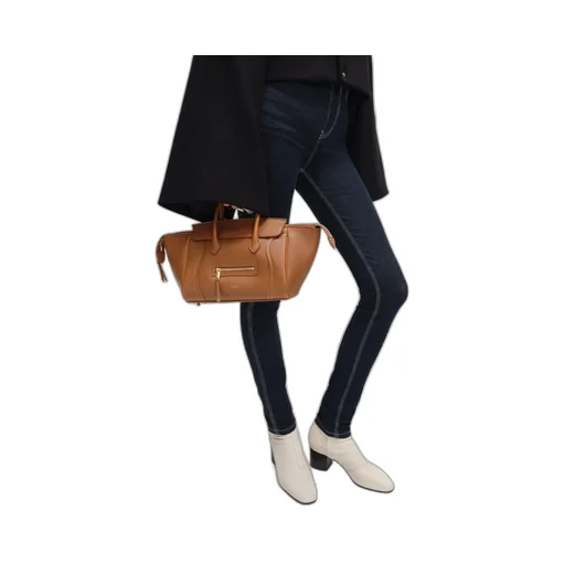 Small New Luggage In Supple Shiny Lambskin