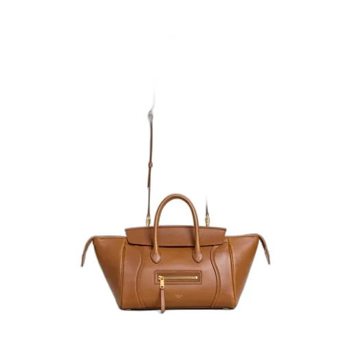 Small New Luggage In Supple Shiny Lambskin