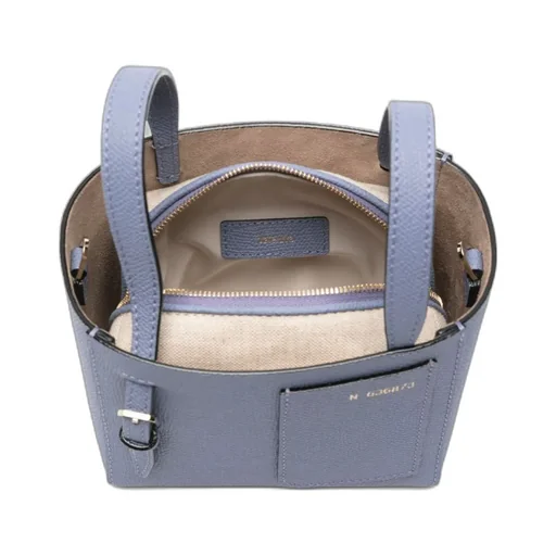 Micro Leather Bucket Bag
