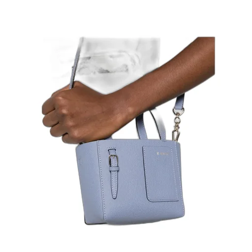 Micro Leather Bucket Bag