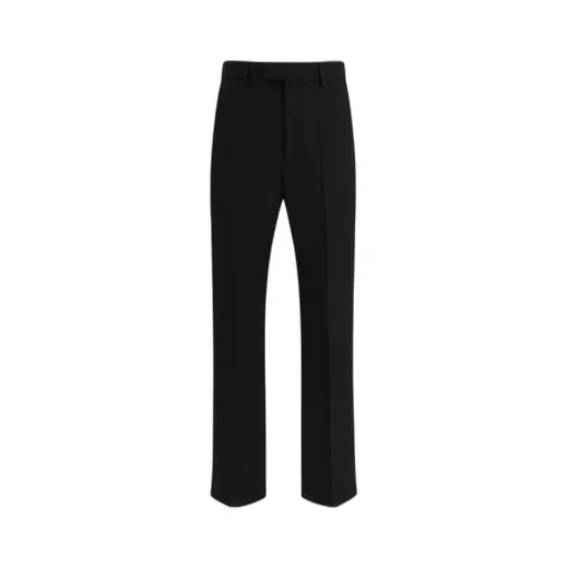 Valentino Logo Plaque Straight Leg Pants