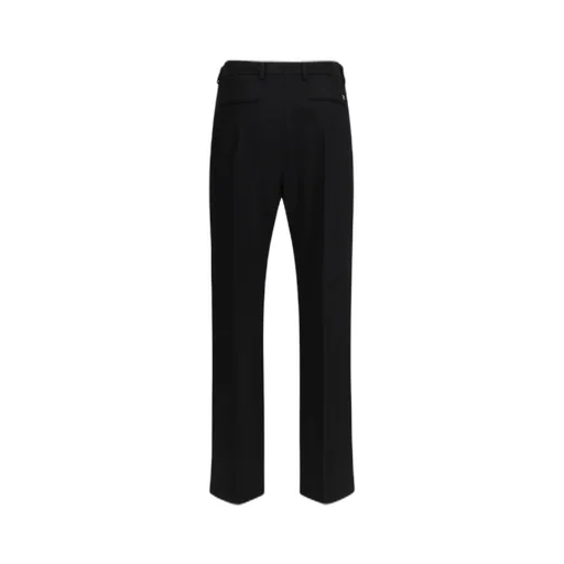 Valentino Logo Plaque Straight Leg Pants
