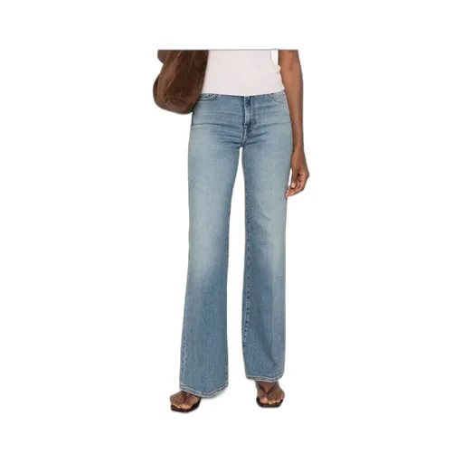 Wide-Leg Pants With Belt Loops