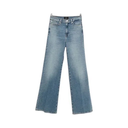 Wide-Leg Pants With Belt Loops