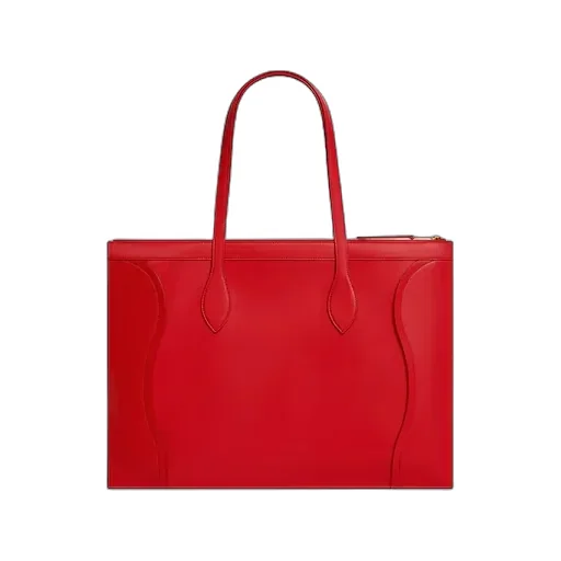 Flat Cabas New Luggage In Glossy Calfskin