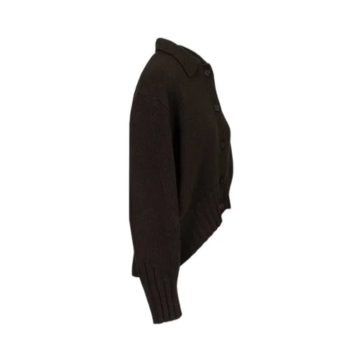 The Attico Ribbed Knit Cardigan