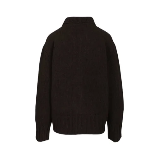 The Attico Ribbed Knit Cardigan