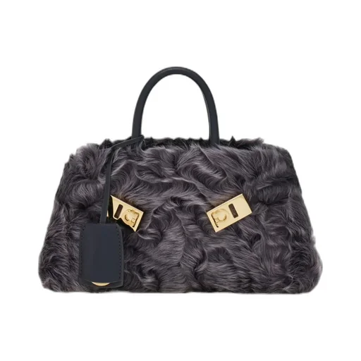 Ferragamo Buckle Top Handle Handbag