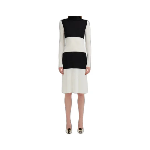 Contrast Color Dress