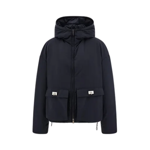 Ferragamo Zip-Up Hooded Padded Jacket