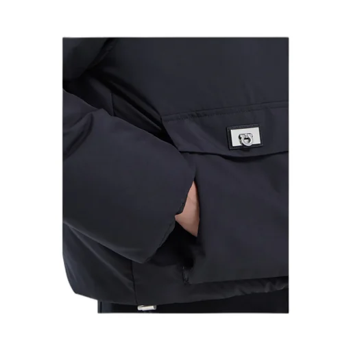 Ferragamo Zip-Up Hooded Padded Jacket