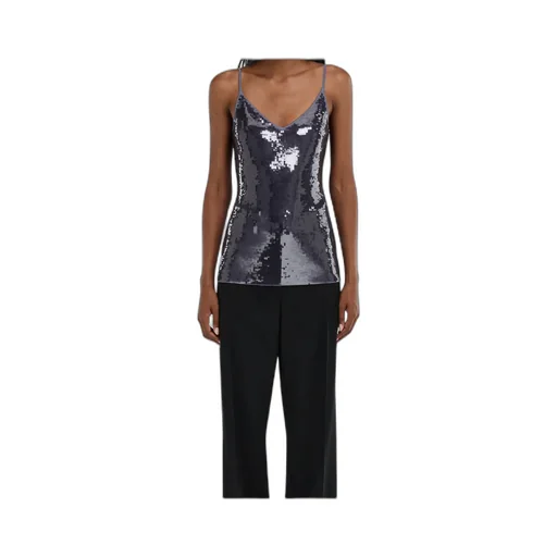 Ferragamo Sleeveless Sequin Top