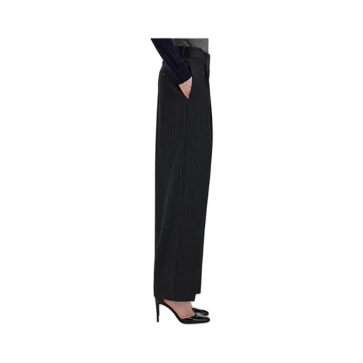 Ferragamo Pinstriped Straight Leg Trousers