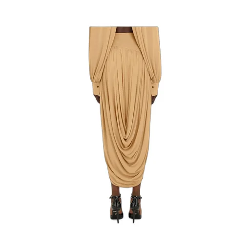 Skirt With Basque Detail