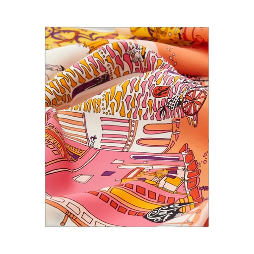 Palazzo Spini Feroni Print Silk Foulard