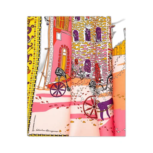 Palazzo Spini Feroni Print Silk Foulard