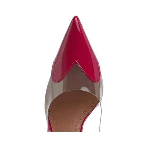 Heart-Toe Slingback Pumps