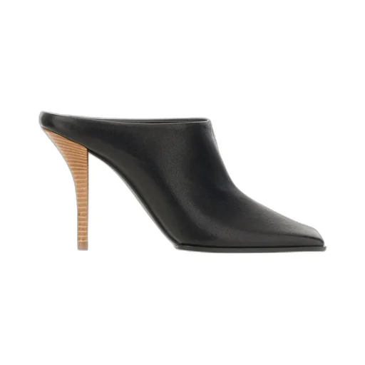 Square-Toe High-Heeled Sandals