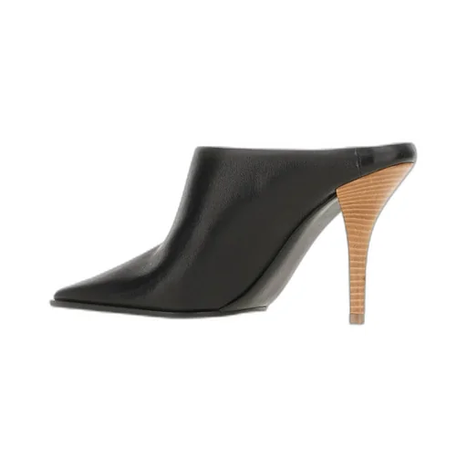 Square-Toe High-Heeled Sandals