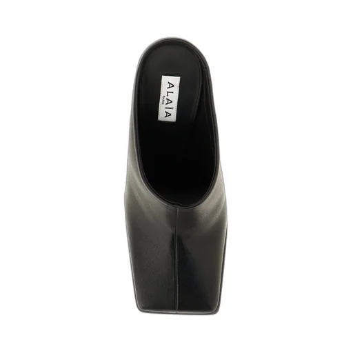 Square-Toe High-Heeled Sandals