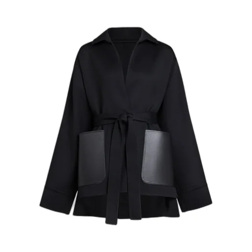 Wrap Tailored Wool Jacket
