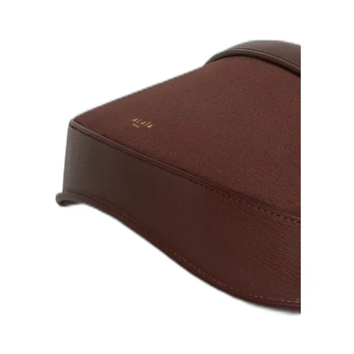 Hip East West Bi-Material Bag In Leather
