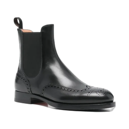 Round-Toe Ankle Boots