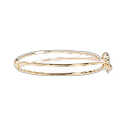 Ferragamo Logo Engraved Bow Bracelet