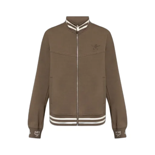 Long-Sleeved Zippered Sweatshirt
