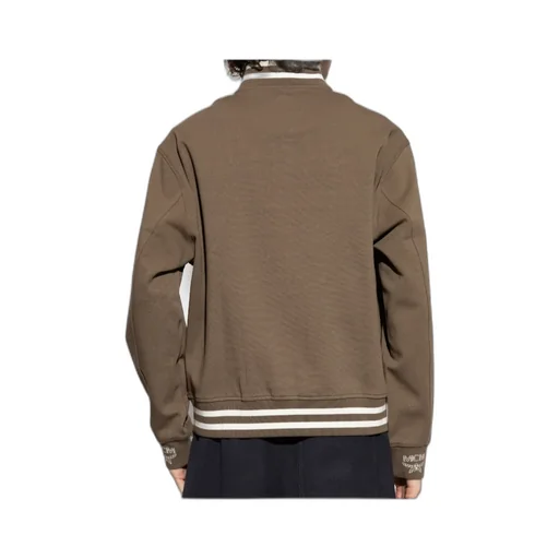 Long-Sleeved Zippered Sweatshirt