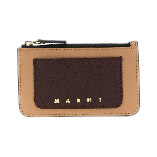 Marni Saffiano Zipped Cardholder