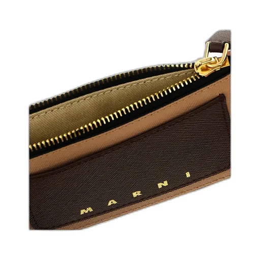 Marni Saffiano Zipped Cardholder
