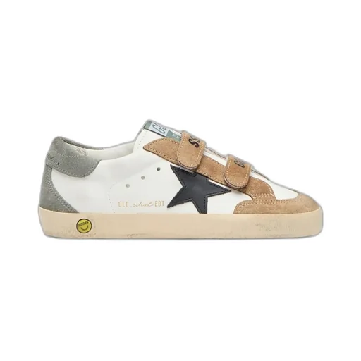 Golden Goose Kids Old School Logo Printed Sneakers