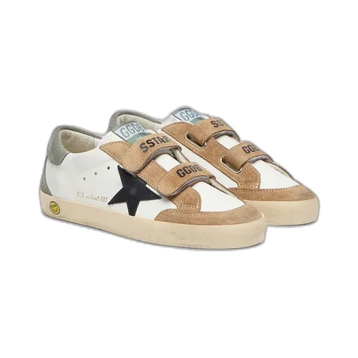 Golden Goose Kids Old School Logo Printed Sneakers