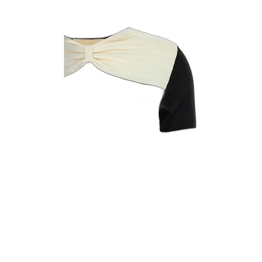 Valentino	Bow Detailed Short-Sleeved Mini Dress