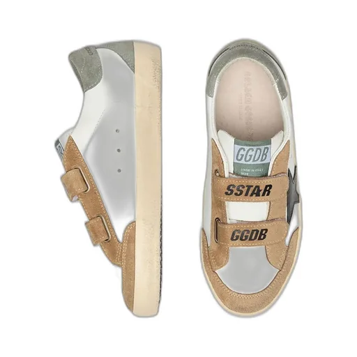 Golden Goose Kids Old School Logo Printed Sneakers
