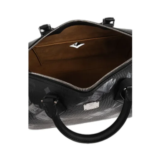 Top-Zip Single-Shoulder Bag