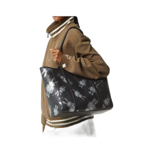 Toni Top-Zip Shopper In Rabot Visetos